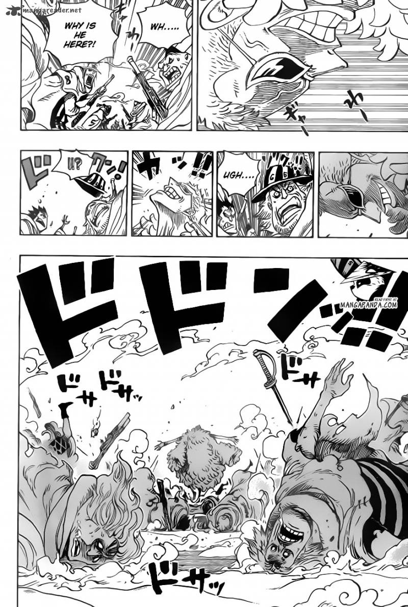 One Piece Chapter 698 page 6 - Chapter 698: Doflamingo Appears