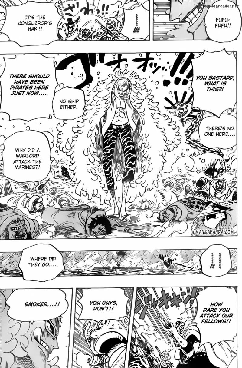 One Piece Chapter 698 page 7 - Chapter 698: Doflamingo Appears