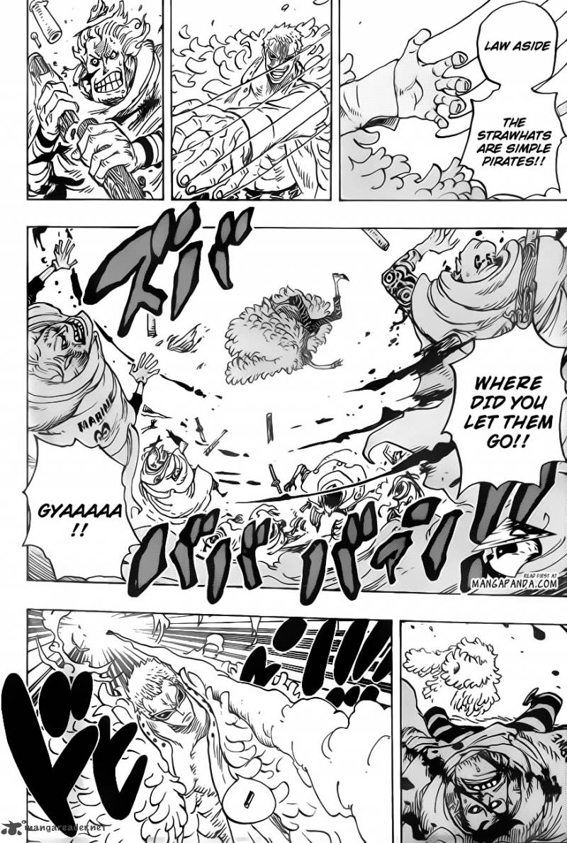 One Piece Chapter 698 page 8 - Chapter 698: Doflamingo Appears