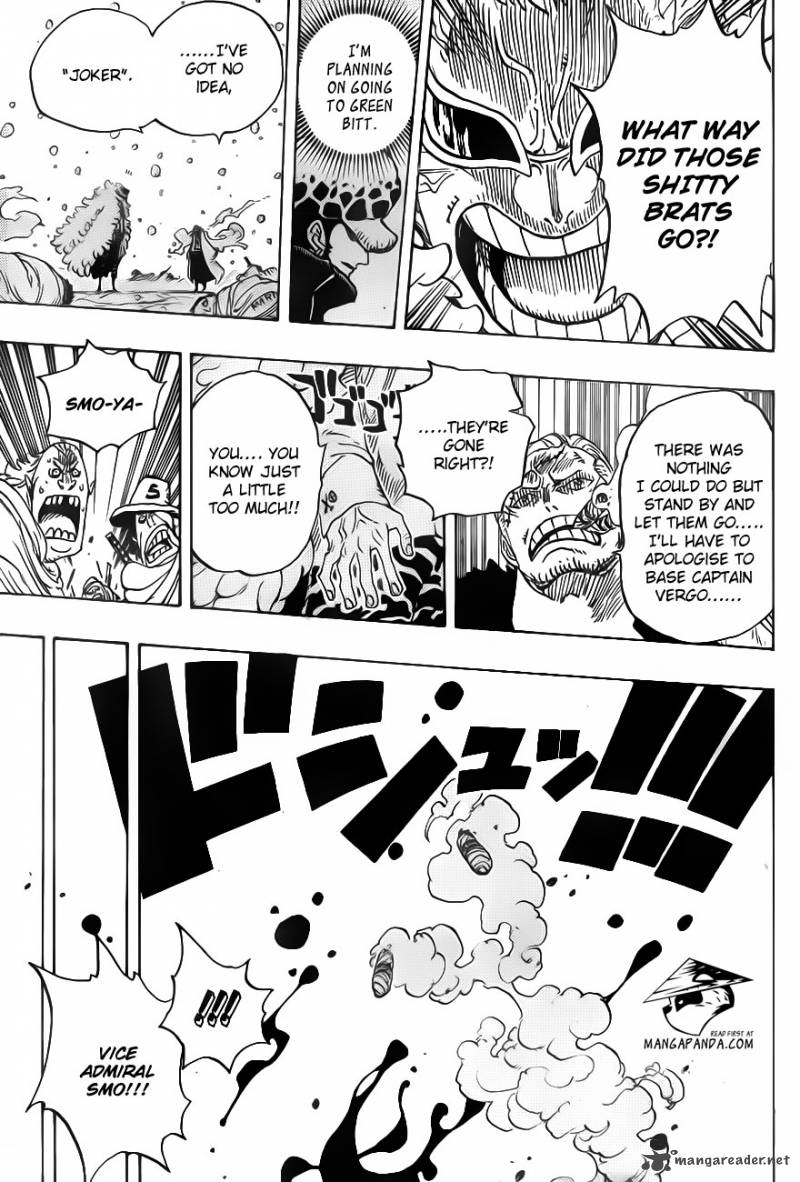 One Piece Chapter 698 page 9 - Chapter 698: Doflamingo Appears