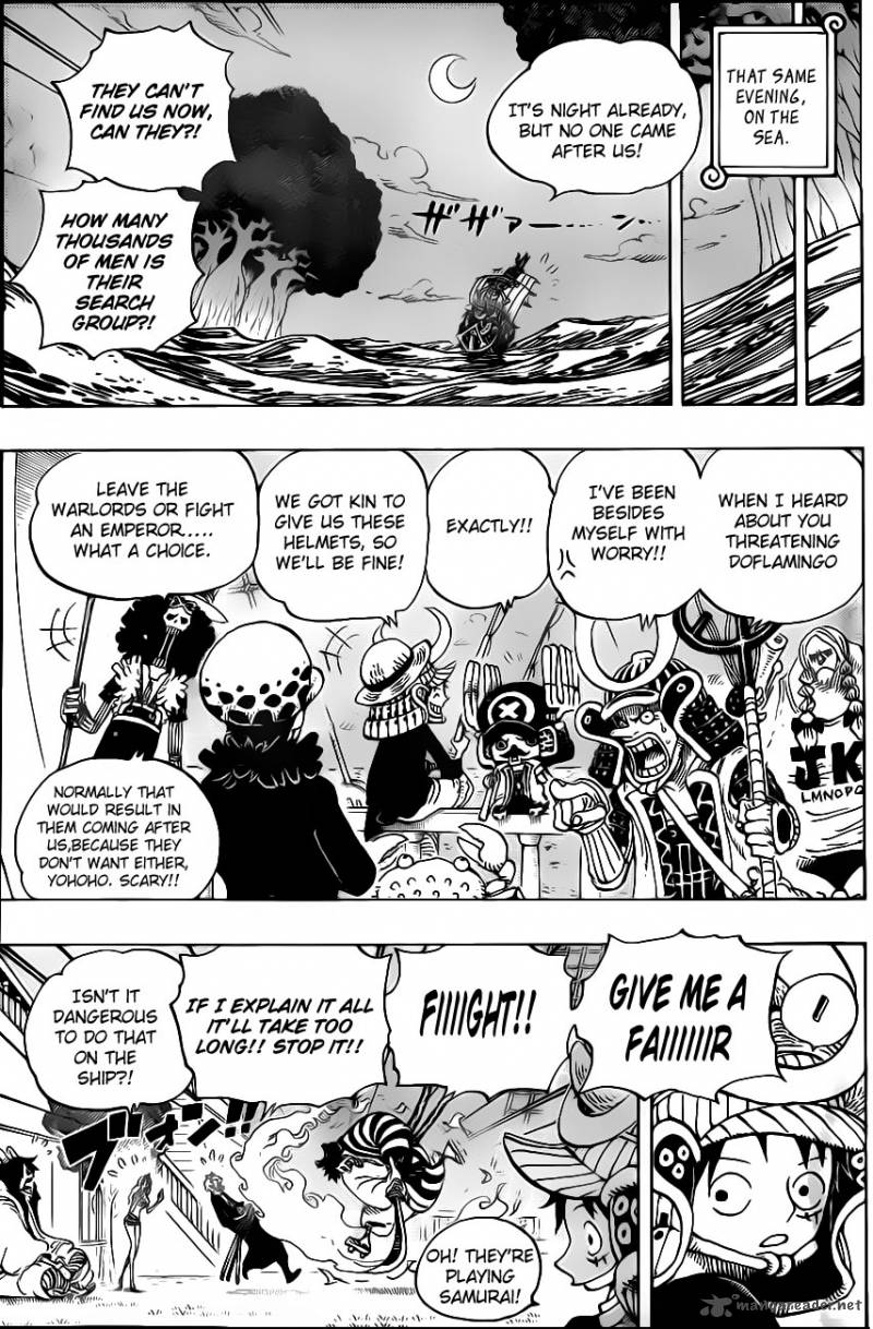One Piece Chapter 699 page 11 - Chapter 699: Morning Edition