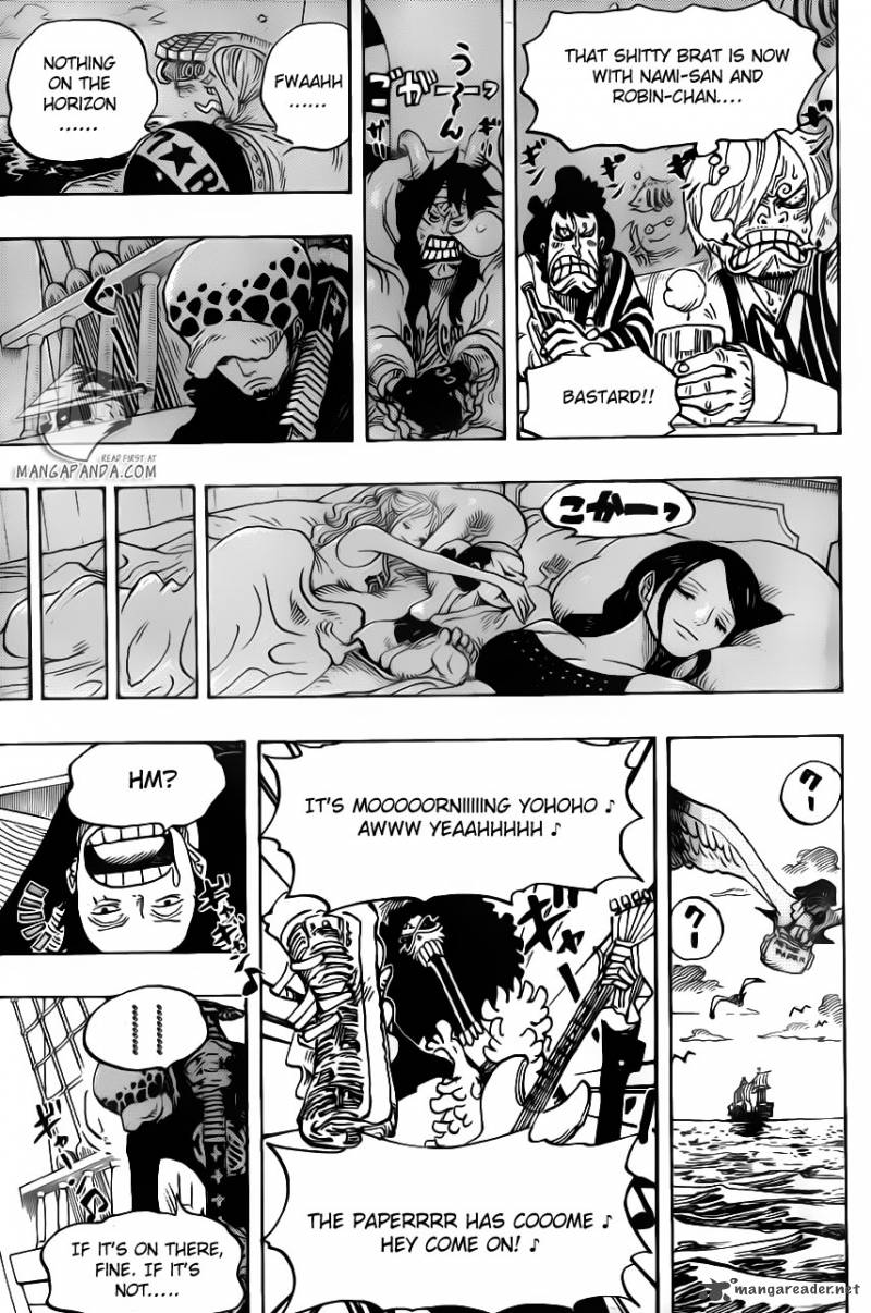 One Piece Chapter 699 page 15 - Chapter 699: Morning Edition