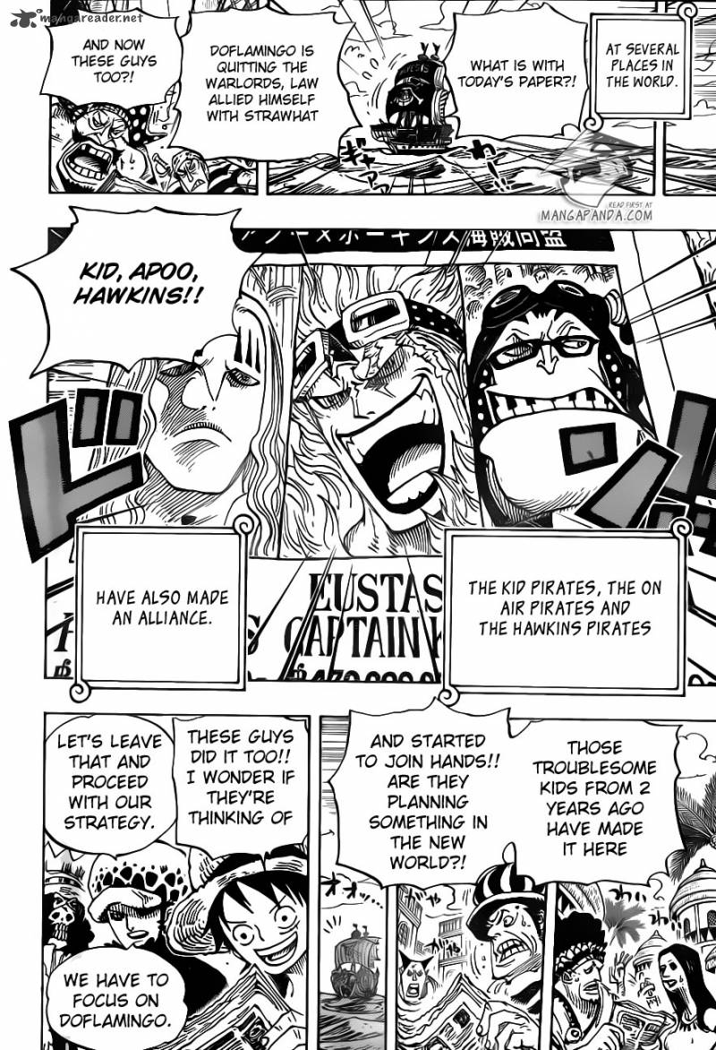 One Piece Chapter 699 page 18 - Chapter 699: Morning Edition