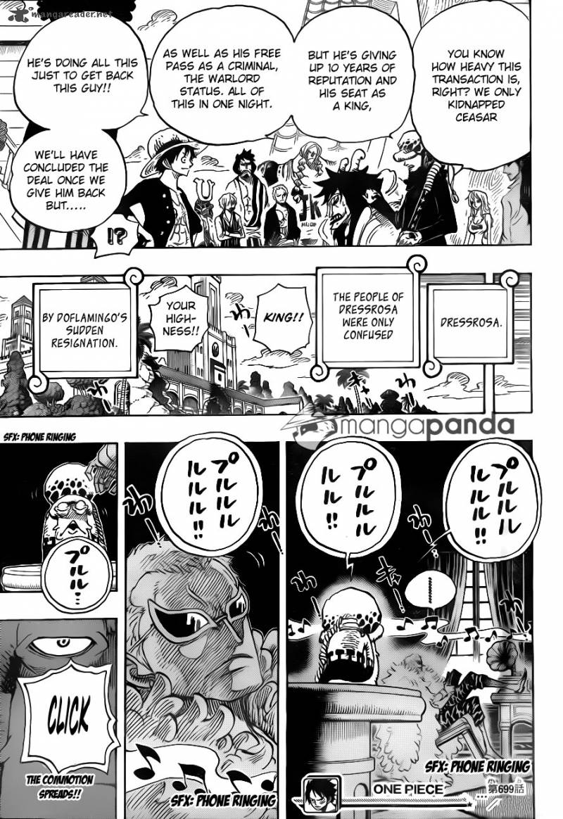 One Piece Chapter 699 page 19 - Chapter 699: Morning Edition