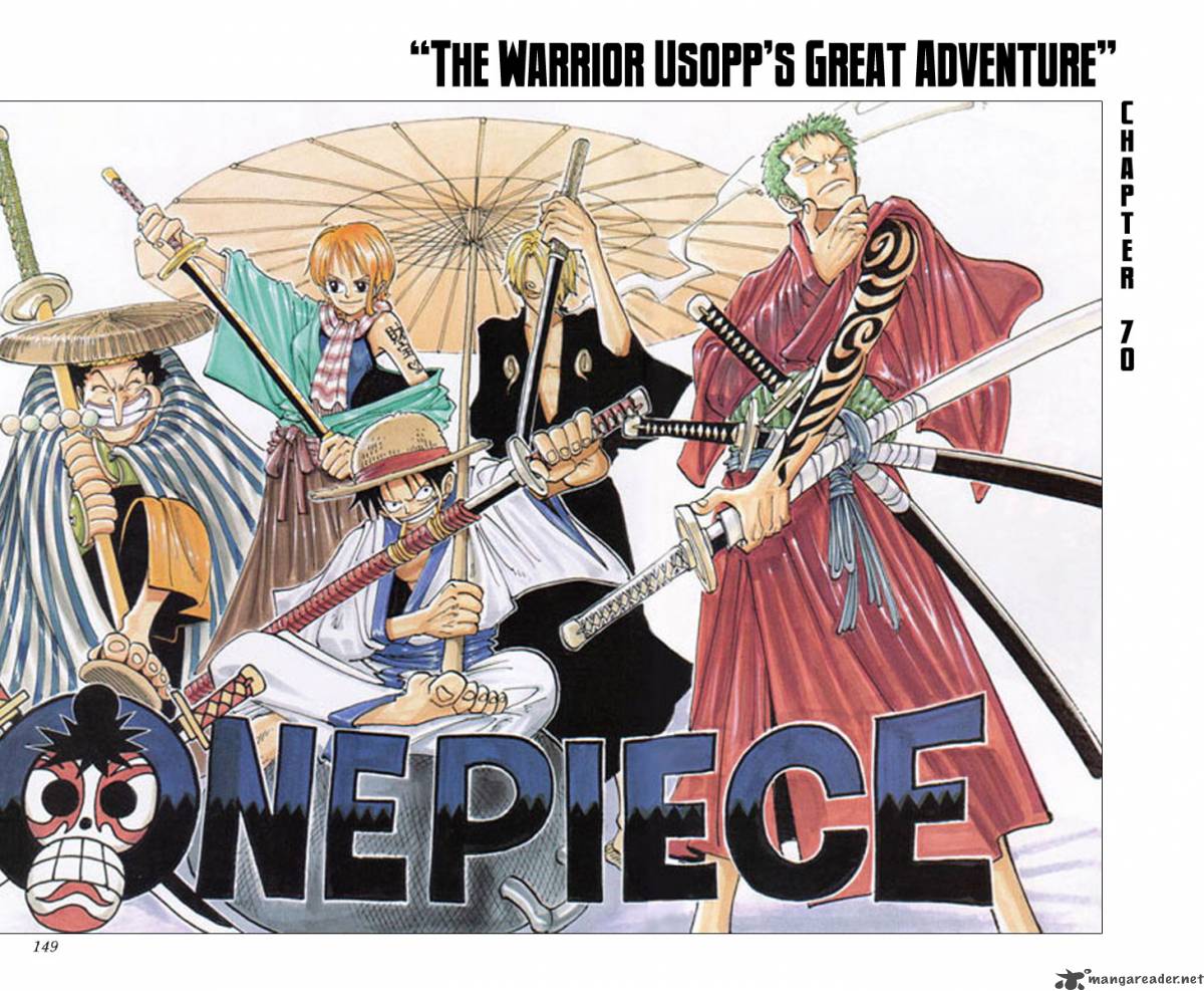 One Piece Chapter 70 page 3 - Chapter 70: The Great Adventure of Usopp the Man