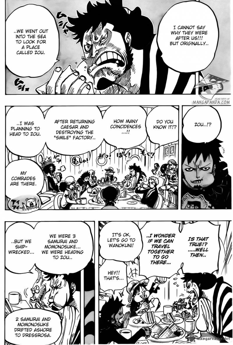 One Piece Chapter 700 page 11 - Chapter 700: His Own Pace