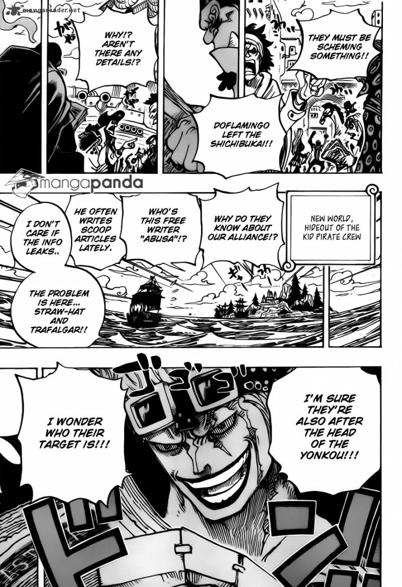 One Piece Chapter 700 page 4 - Chapter 700: His Own Pace