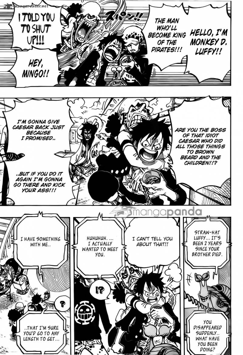 One Piece Chapter 700 page 6 - Chapter 700: His Own Pace