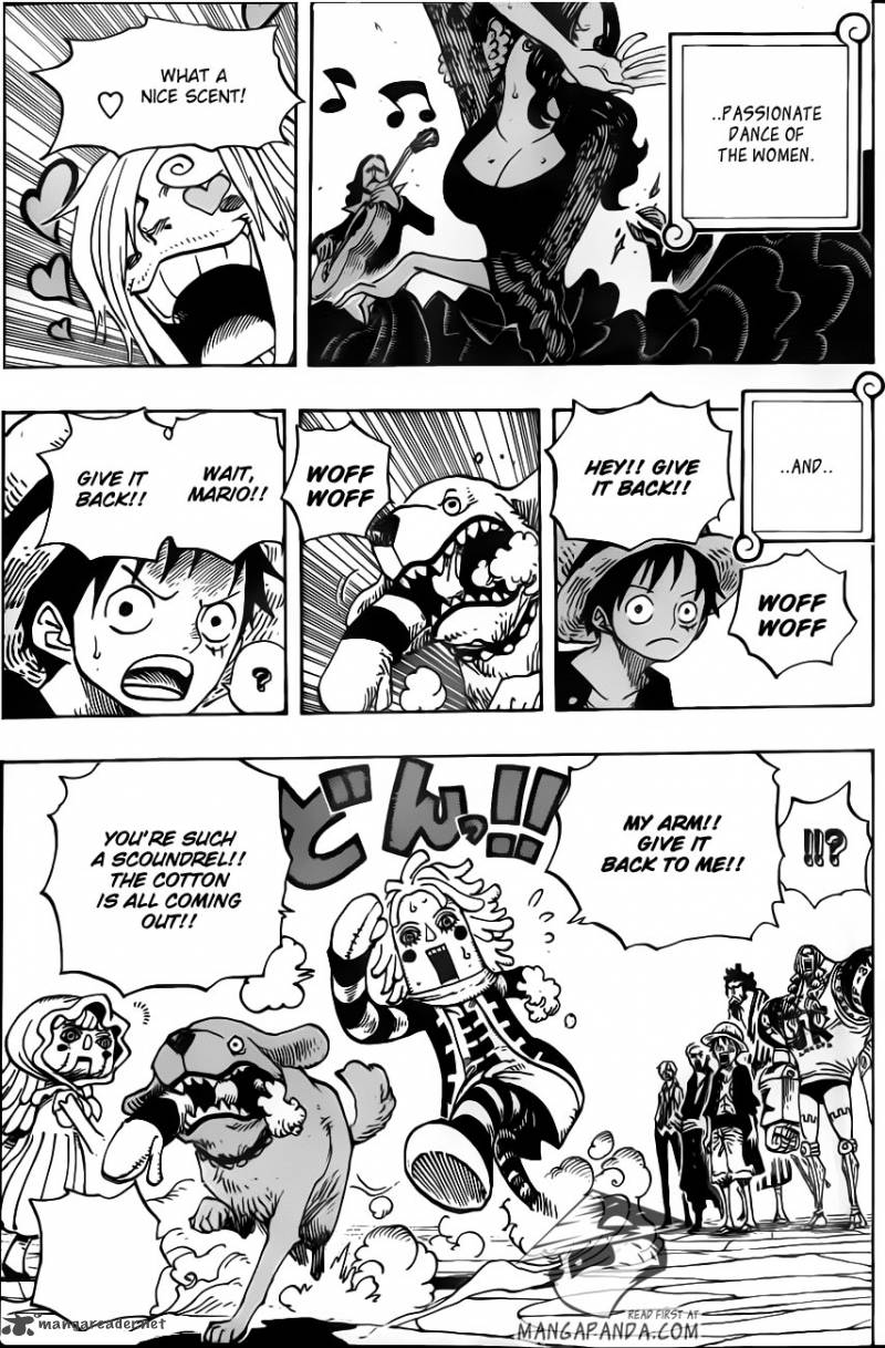 One Piece Chapter 701 page 10 - Chapter 701: Adventure in the Land of Love, Passion, and Toys