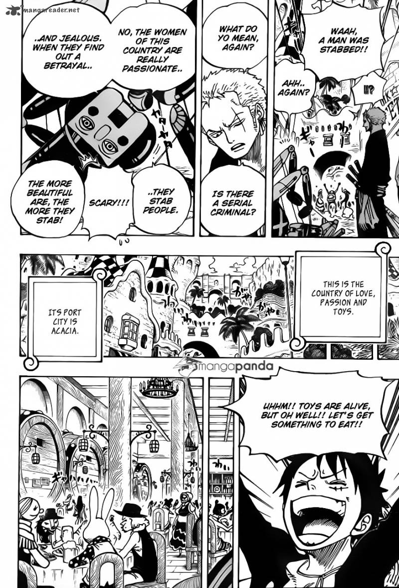 One Piece Chapter 701 page 13 - Chapter 701: Adventure in the Land of Love, Passion, and Toys