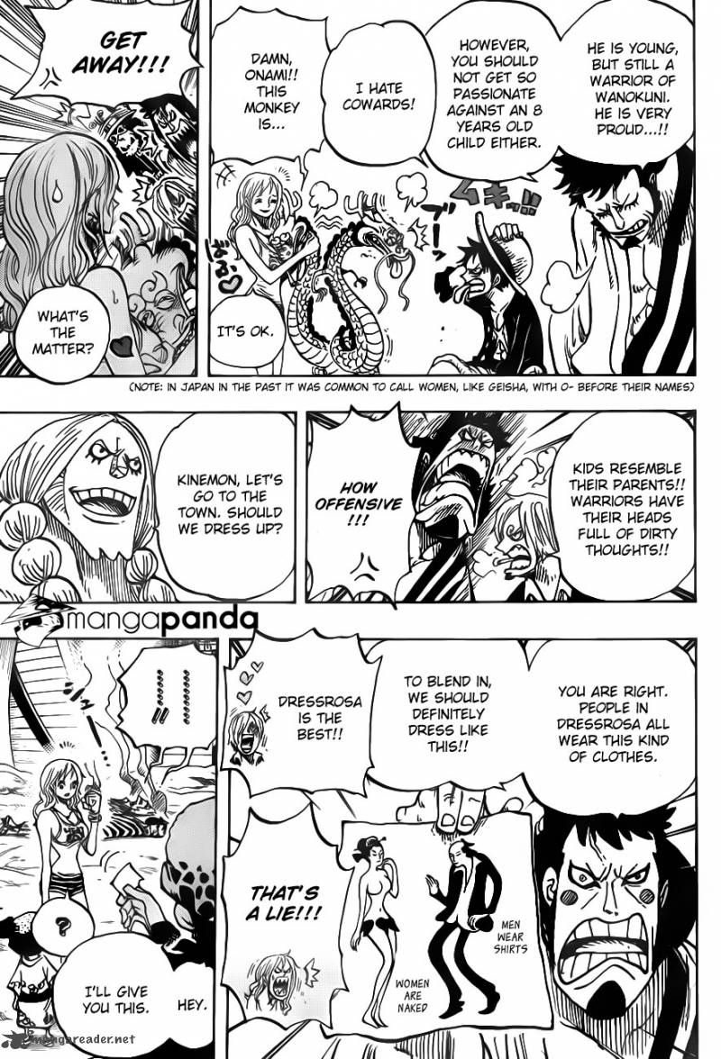 One Piece Chapter 701 page 6 - Chapter 701: Adventure in the Land of Love, Passion, and Toys