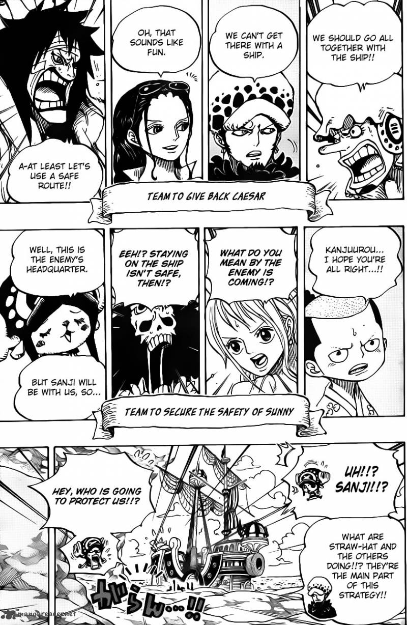 One Piece Chapter 701 page 8 - Chapter 701: Adventure in the Land of Love, Passion, and Toys