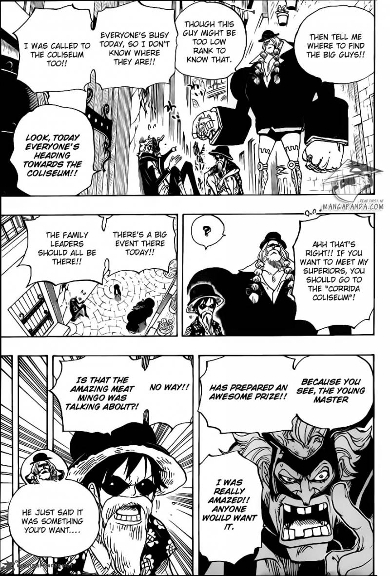 One Piece Chapter 702 page 11 - Chapter 702: Corrida Colosseum