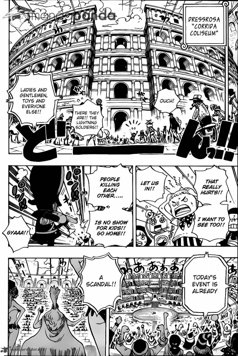 One Piece Chapter 702 page 12 - Chapter 702: Corrida Colosseum