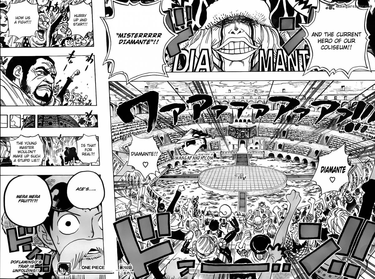 One Piece Chapter 702 page 16 - Chapter 702: Corrida Colosseum