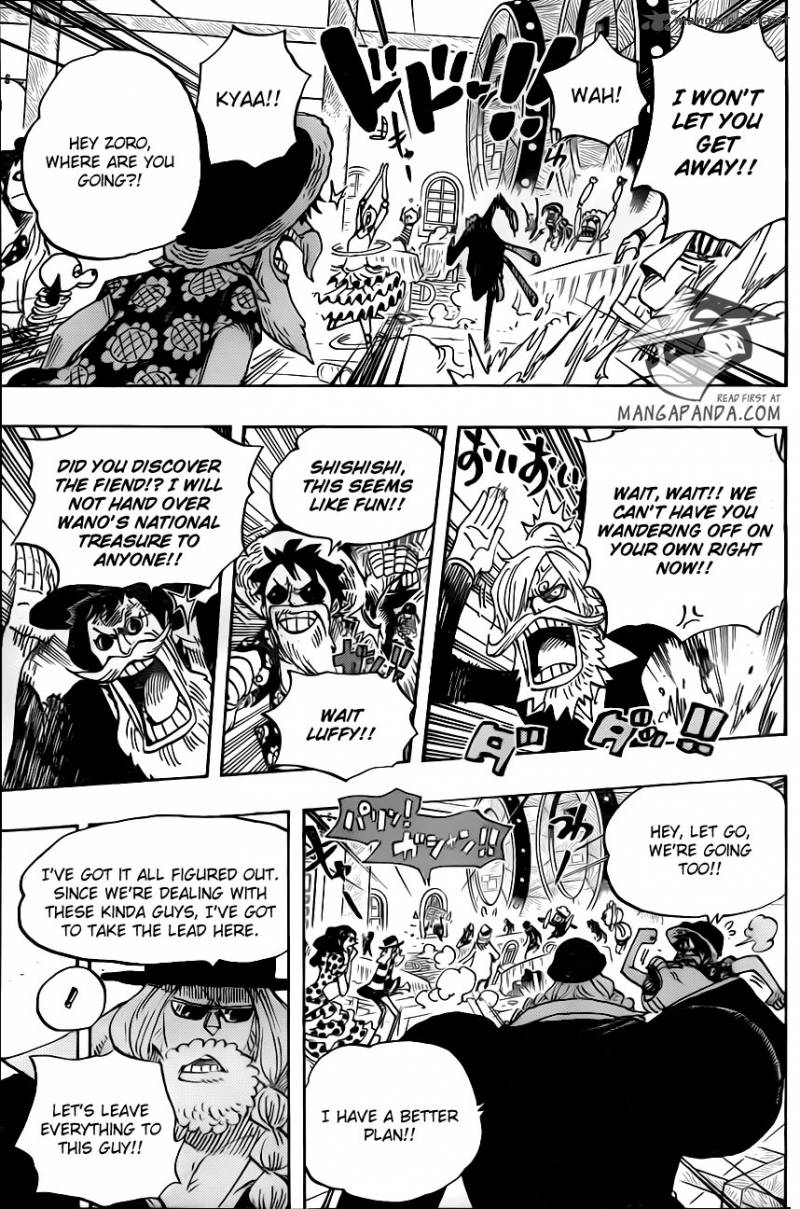 One Piece Chapter 702 page 9 - Chapter 702: Corrida Colosseum