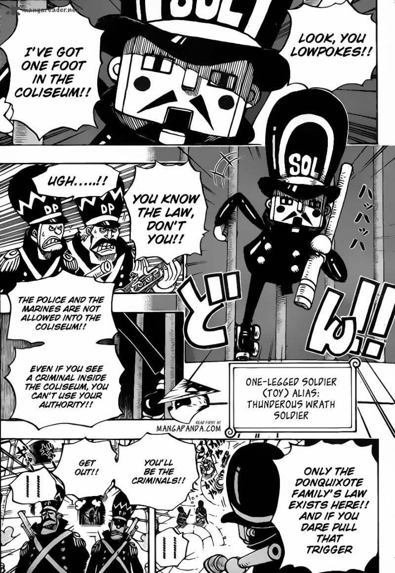 One Piece Chapter 703 page 15 - Chapter 703: Waiting Room