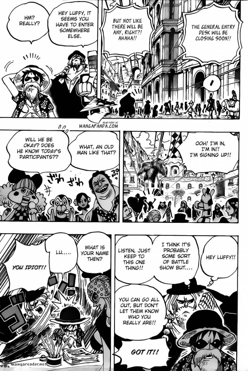 One Piece Chapter 703 page 17 - Chapter 703: Waiting Room
