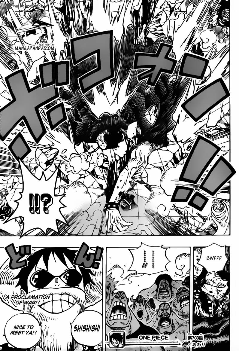One Piece Chapter 703 page 21 - Chapter 703: Waiting Room