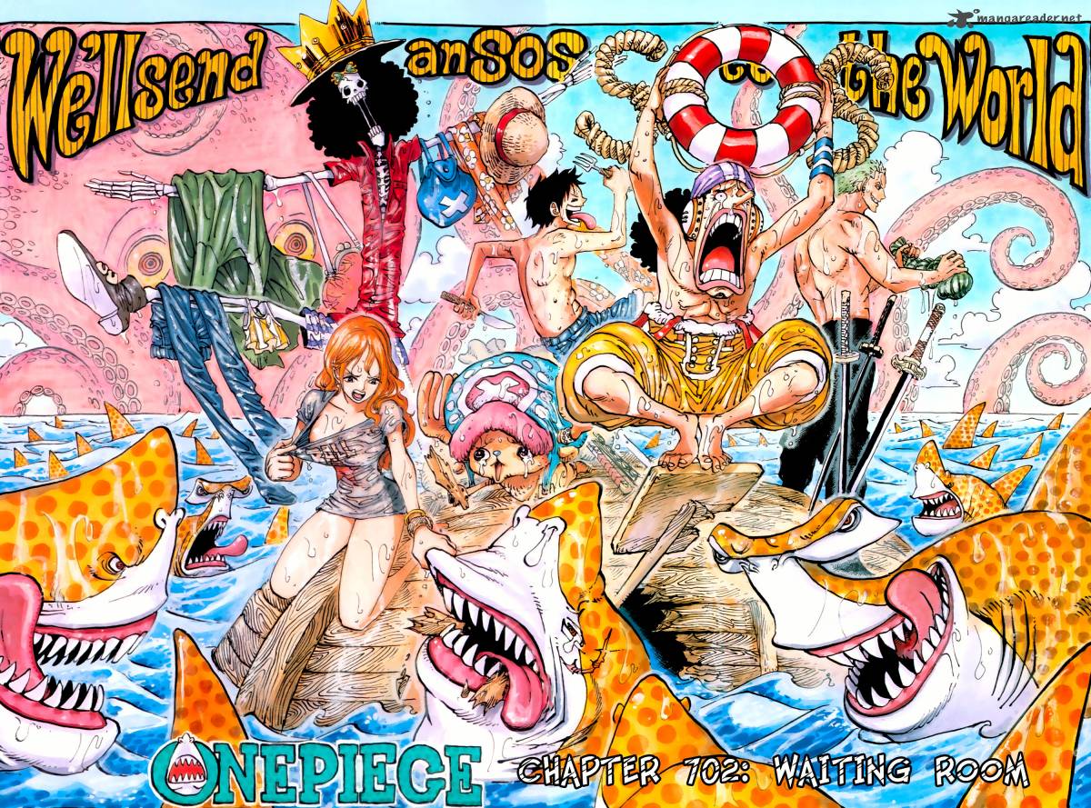 One Piece Chapter 703 page 4 - Chapter 703: Waiting Room