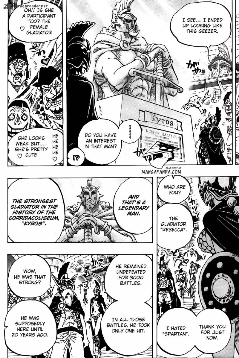 One Piece manga, chapter 704, page 17 of 24