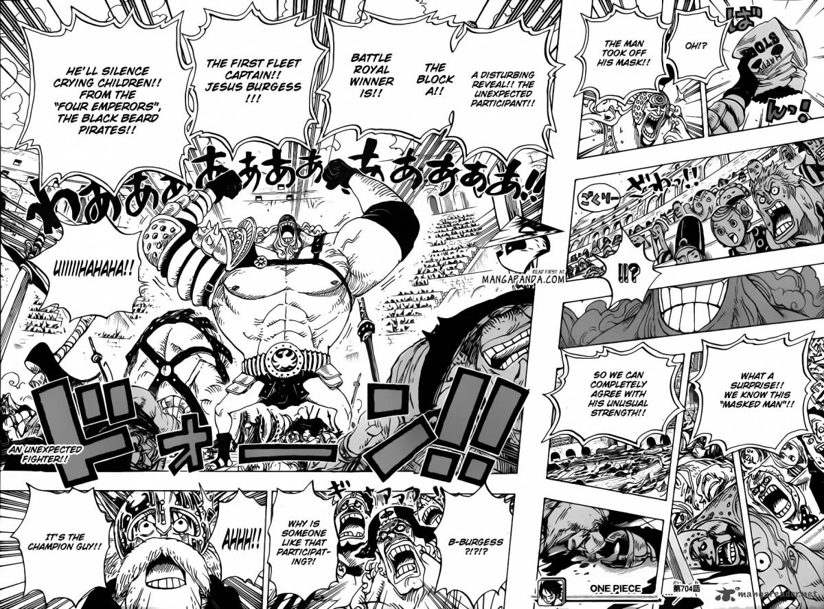 One Piece manga, chapter 704, page 21 of 24