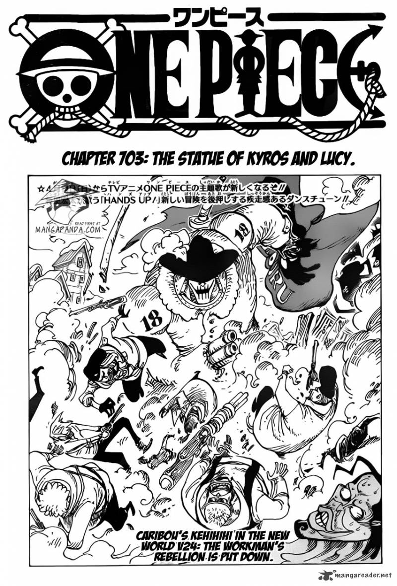 One Piece manga, chapter 704, page 4 of 24