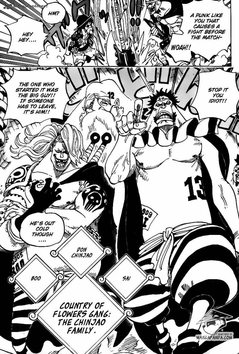 One Piece manga, chapter 704, page 6 of 24