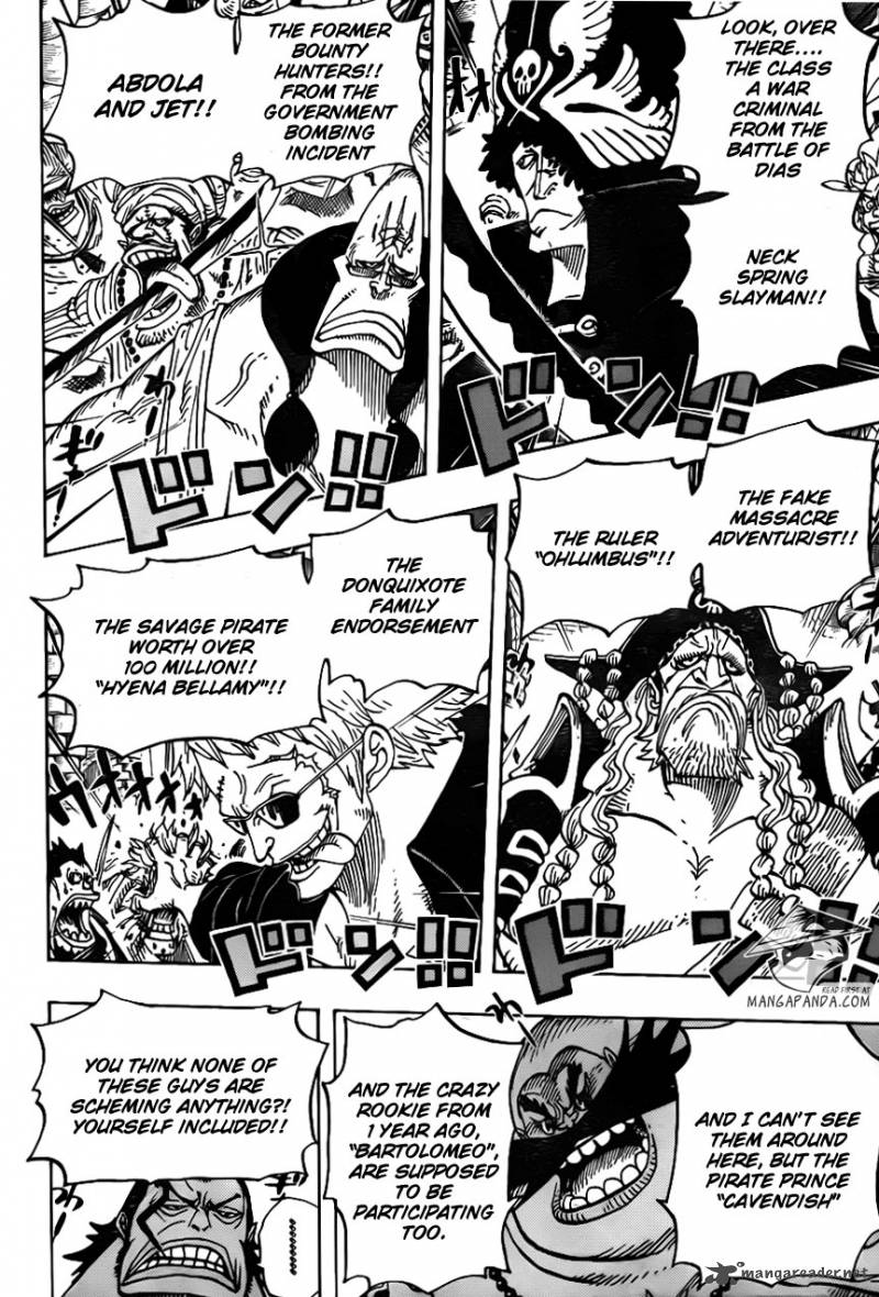 One Piece manga, chapter 704, page 9 of 24
