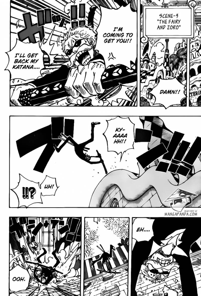 One Piece manga, chapter 705, page 14 of 24