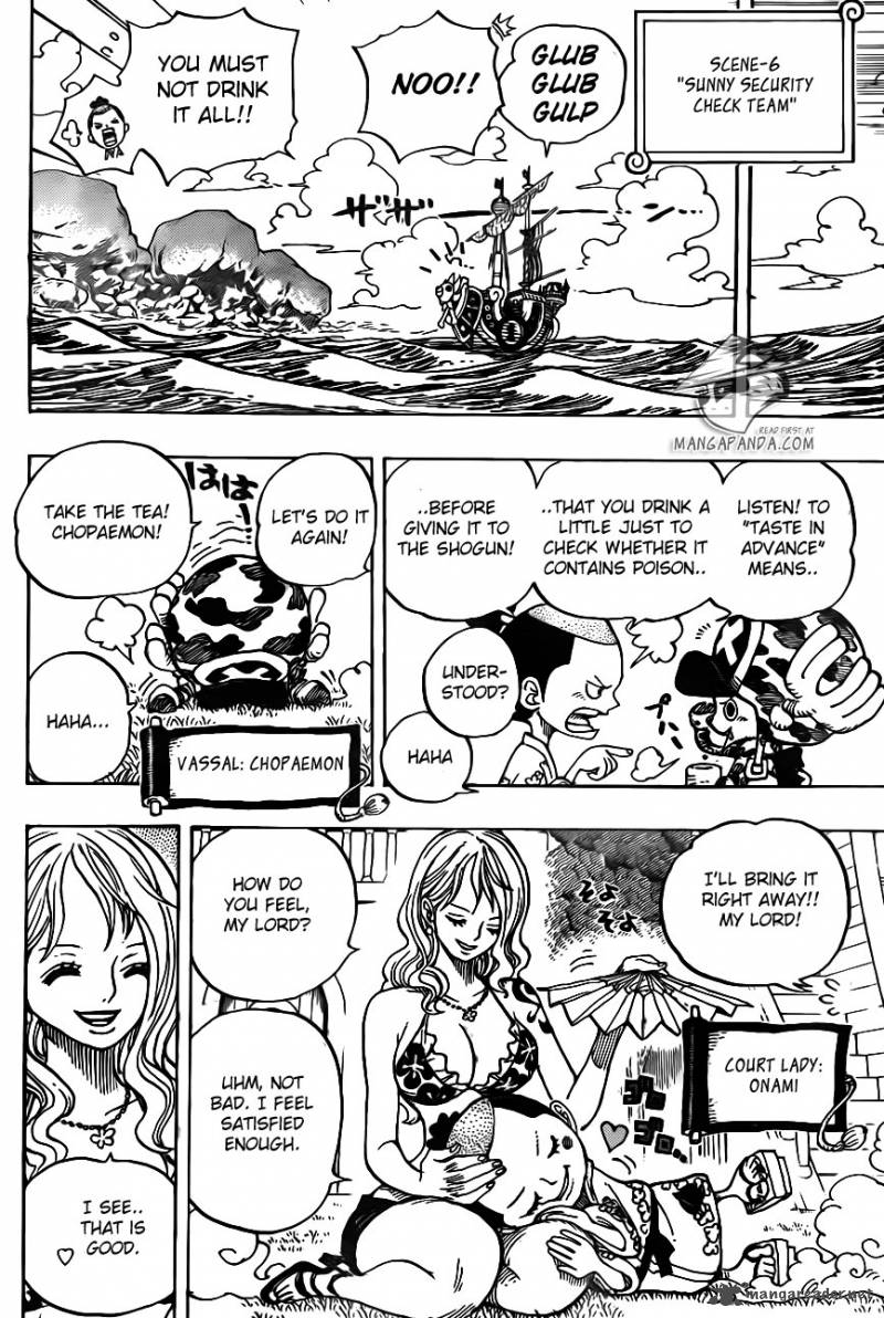 One Piece manga, chapter 705, page 18 of 24