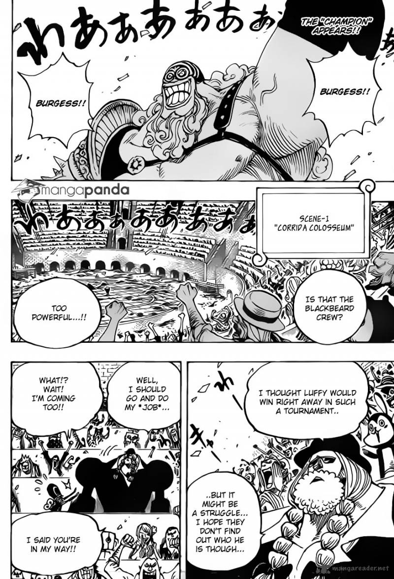 One Piece manga, chapter 705, page 4 of 24