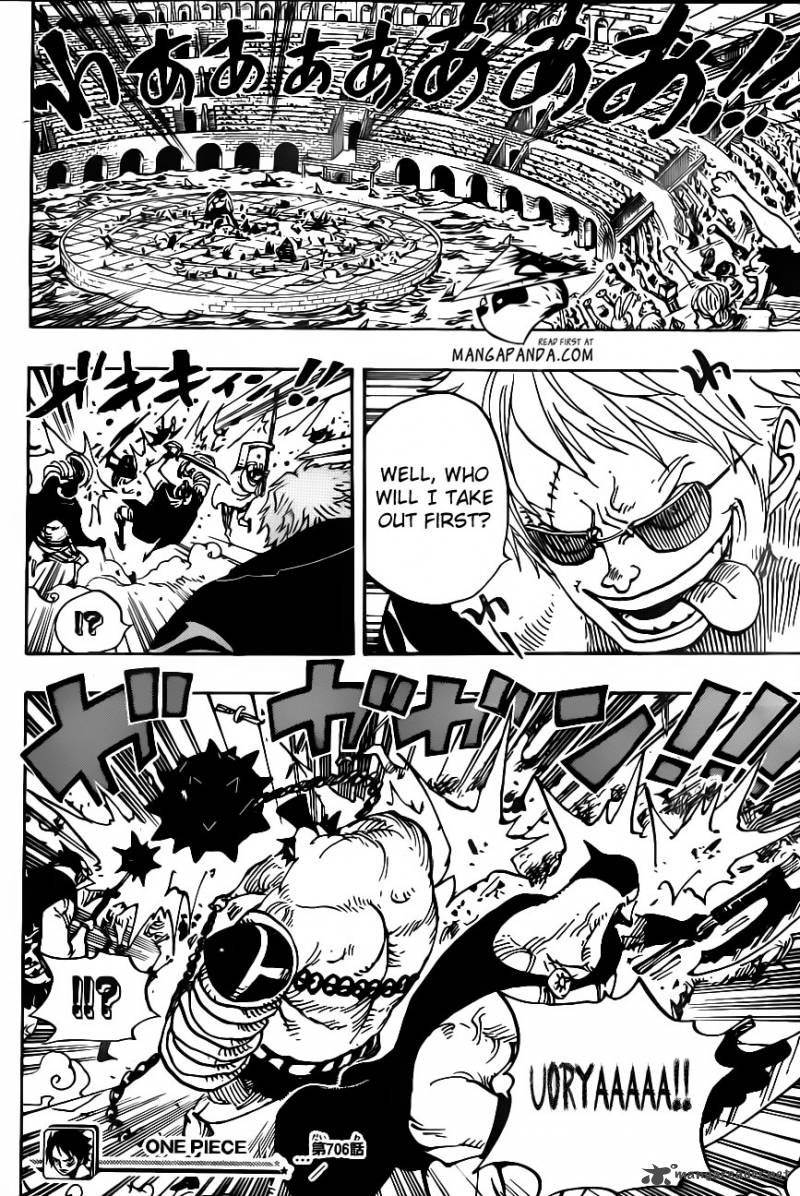 One Piece Chapter 706 page 14 - Chapter 706: I Won't Laugh at You