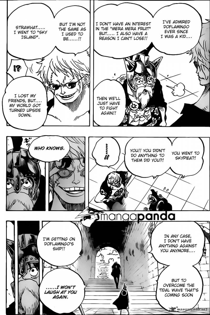 One Piece Chapter 706 page 9 - Chapter 706: I Won't Laugh at You