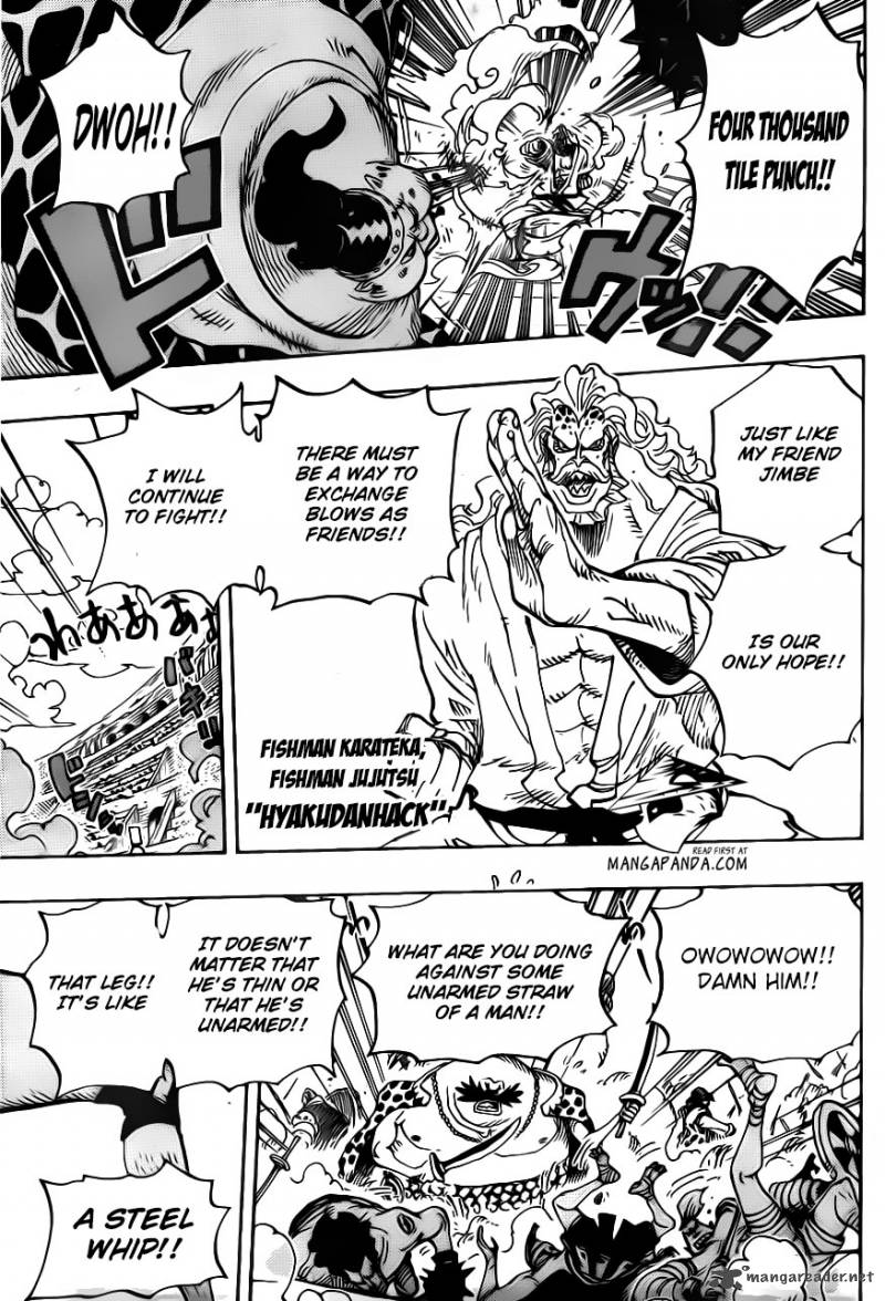 One Piece Chapter 707 page 10 - Chapter 707: B Block