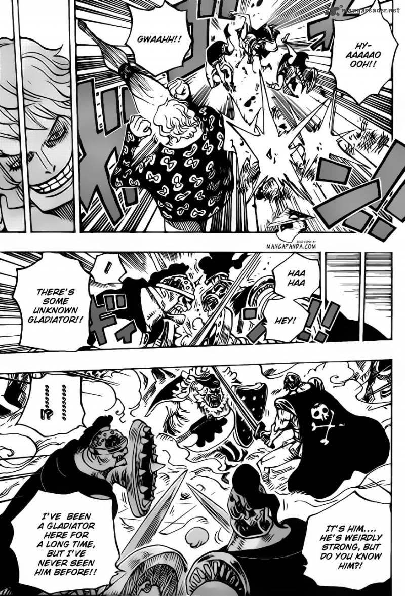 One Piece Chapter 707 page 12 - Chapter 707: B Block