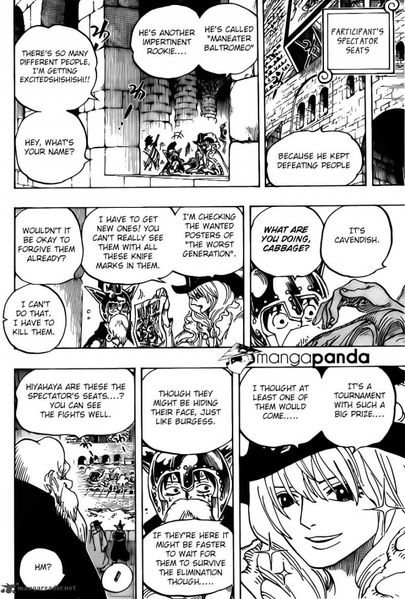 One Piece Chapter 707 page 15 - Chapter 707: B Block