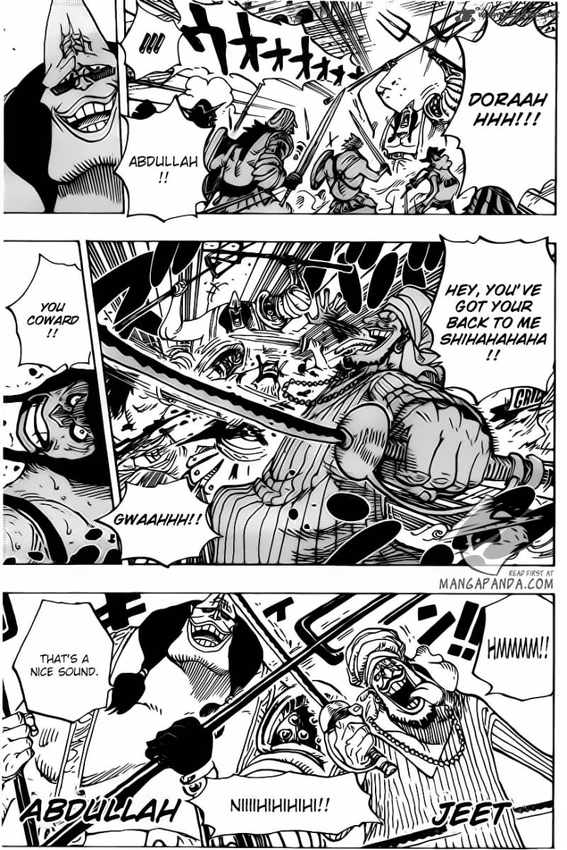 One Piece Chapter 707 page 8 - Chapter 707: B Block