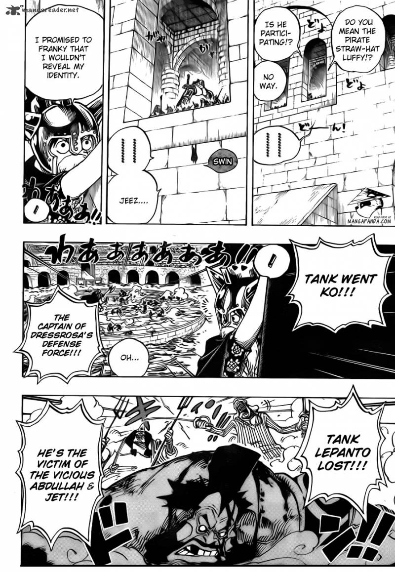 One Piece Chapter 708 page 12 - Chapter 708: Colosseum of Scoundrels