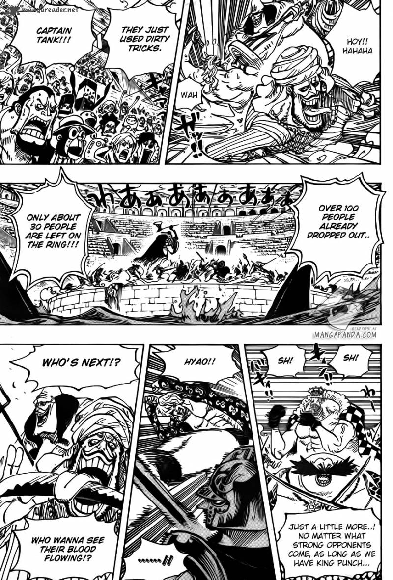 One Piece Chapter 708 page 13 - Chapter 708: Colosseum of Scoundrels