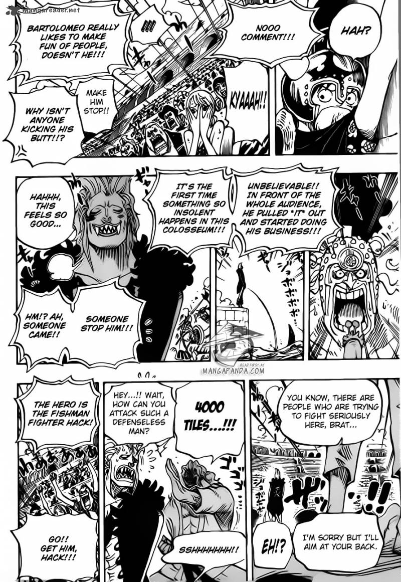 One Piece Chapter 708 page 16 - Chapter 708: Colosseum of Scoundrels