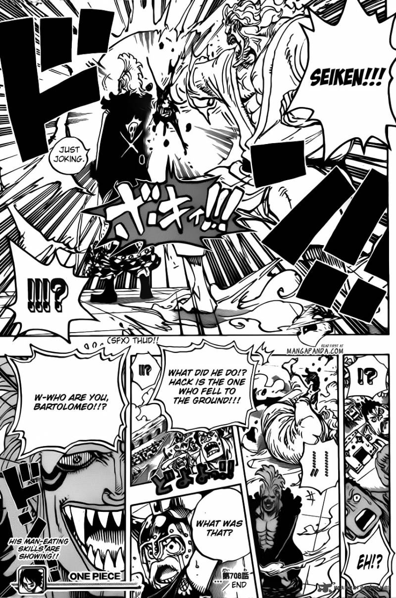 One Piece Chapter 708 page 17 - Chapter 708: Colosseum of Scoundrels