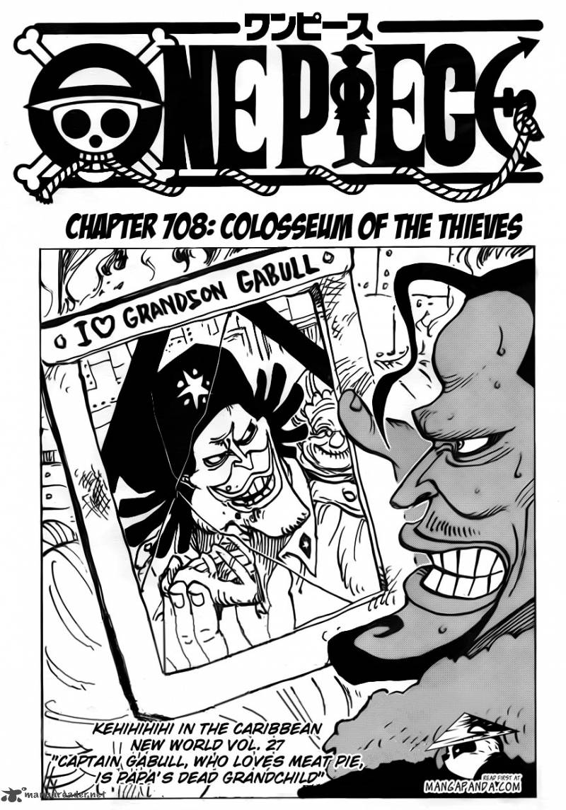One Piece Chapter 708 page 3 - Chapter 708: Colosseum of Scoundrels
