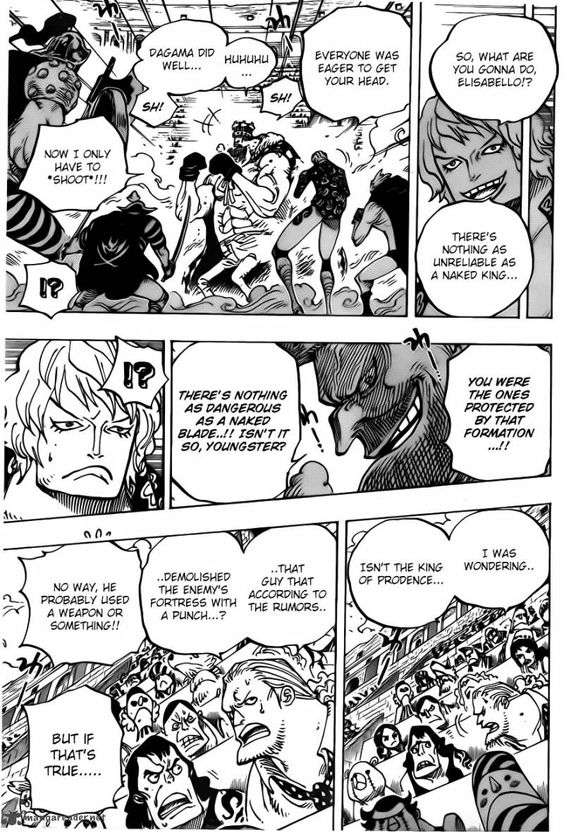 One Piece Chapter 709 page 10 - Chapter 709: King Punch!!