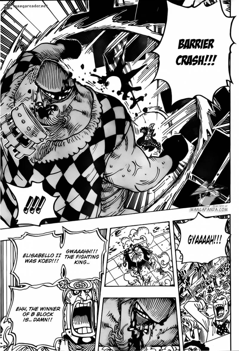 One Piece Chapter 709 page 17 - Chapter 709: King Punch!!