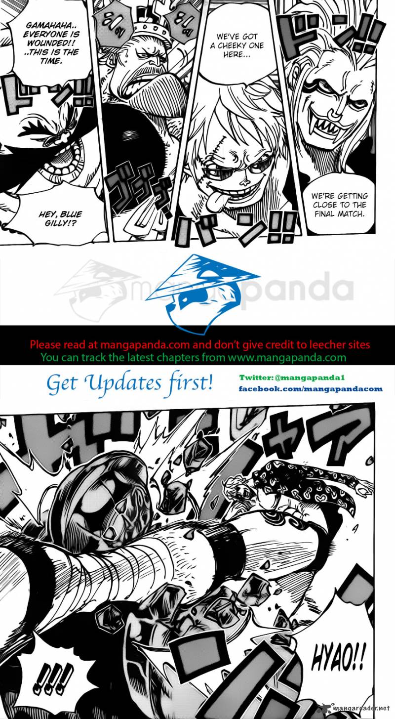 One Piece Chapter 709 page 4 - Chapter 709: King Punch!!
