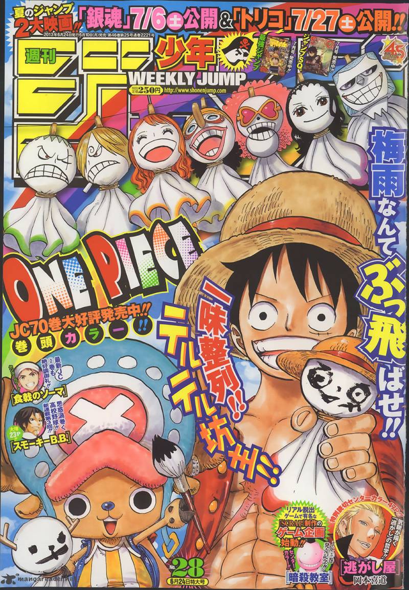One Piece Chapter 710 page 1 - Chapter 710: To Green Bit