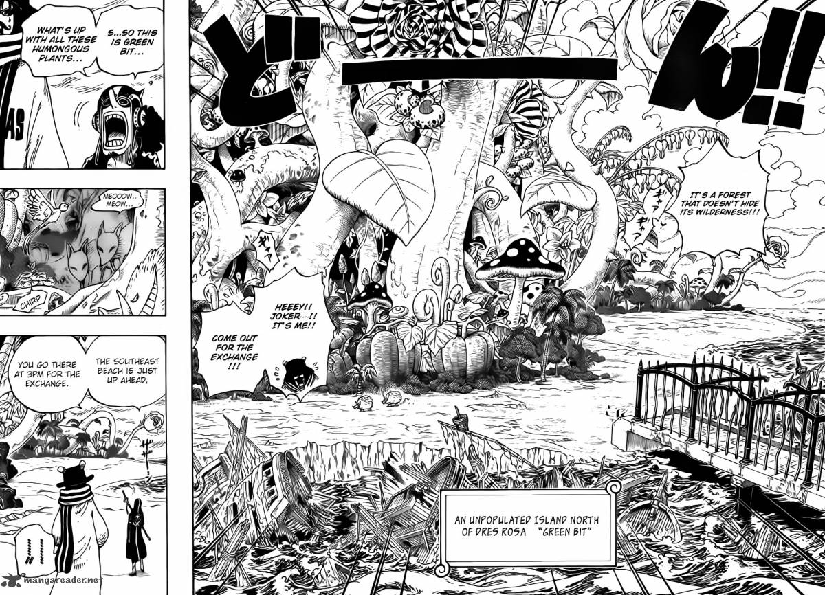 One Piece Chapter 710 page 12 - Chapter 710: To Green Bit