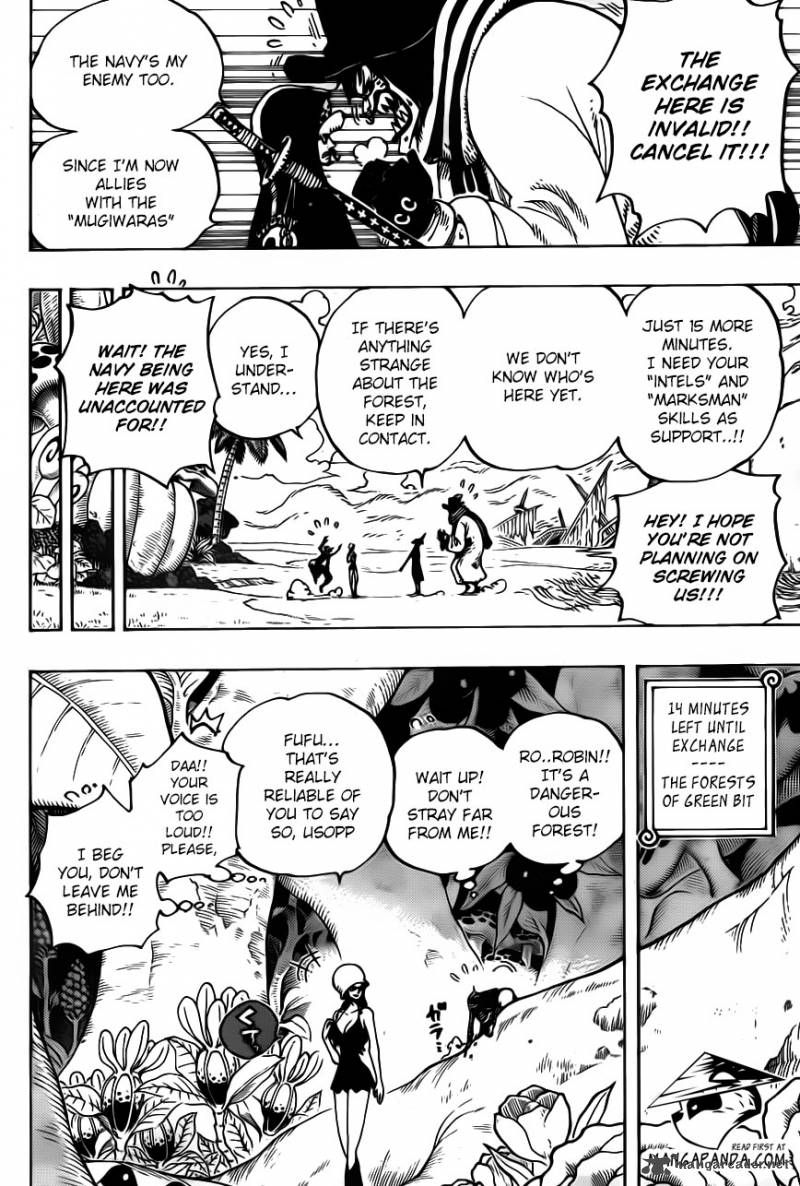 One Piece Chapter 710 page 15 - Chapter 710: To Green Bit