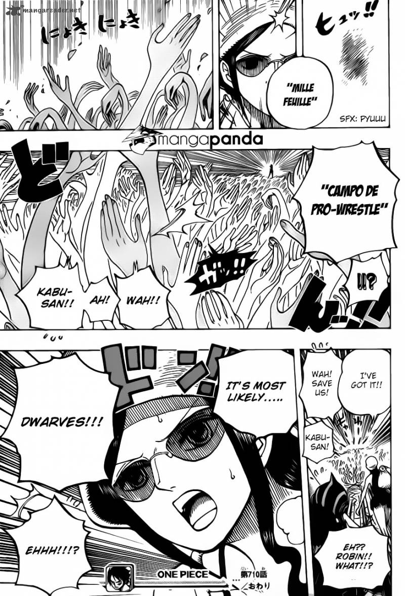 One Piece Chapter 710 page 18 - Chapter 710: To Green Bit